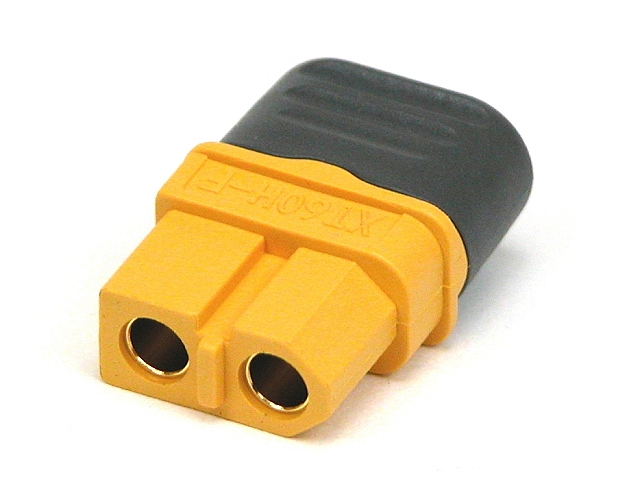 Power connector 2-pole Female 30A - 500Vdc with cap